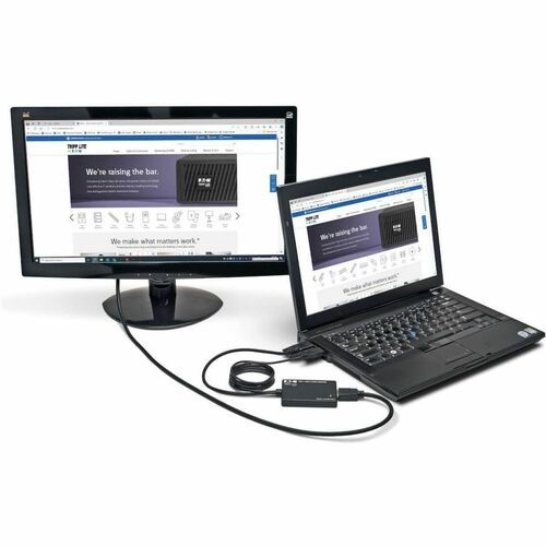 Adaptateur convertisseur composant VGA vers HDMI Tripp Lite avec alimentation audio USB