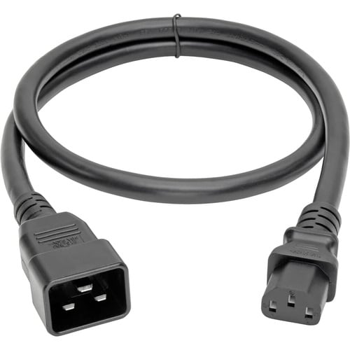 Tripp Lite 3ft PDU Power Cord Cable C13 to C20 Heavy Duty 15A 12AWG 3'