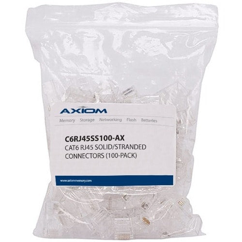 Connecteurs Axiom Memory Axiom CAT6 RJ45 solides/toronnés (100