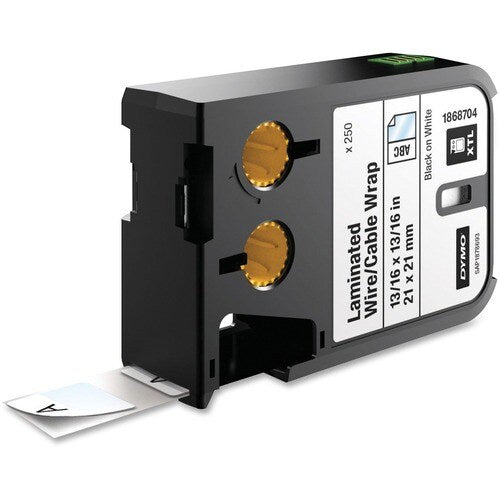 Dymo XTL Laminated Wire/Cable Wrap - 53/64" (21 mm) Width x