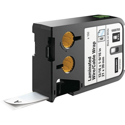 Enveloppe de fil/câble laminée Dymo XTL - 53/64" (21 mm) de largeur x