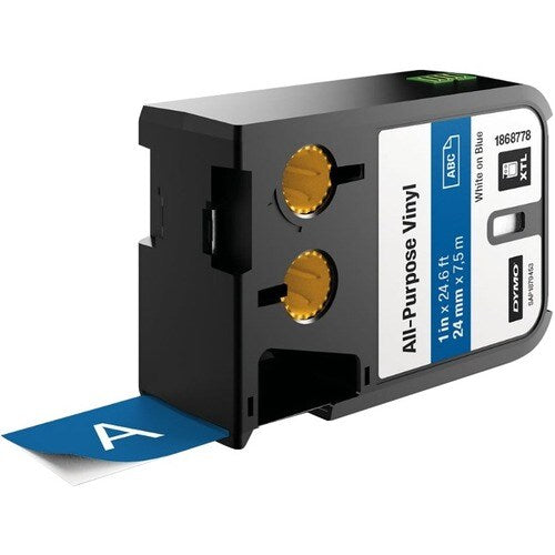 Dymo XTL All-Purpose Vinyl Labels, 1" - 1" (25.40 mm) Width