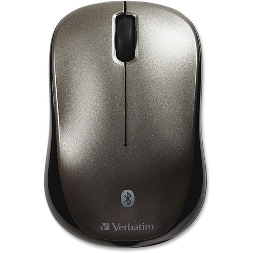 Ratón inalámbrico Bluetooth Verbatim Multi-Trac con LED azul para tableta - Grafito