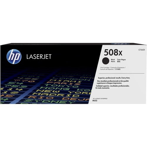 HP 508X Original High Yield Laser Toner Cartridge - Black Pa