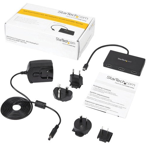 Adaptateur multi-écrans StarTech.com à 3 ports