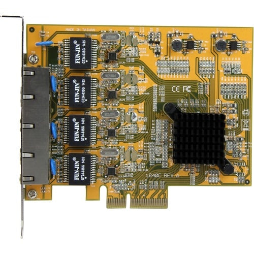 Tarjeta adaptadora de red PCI Express Gigabit de 4 puertos de StarTech.com