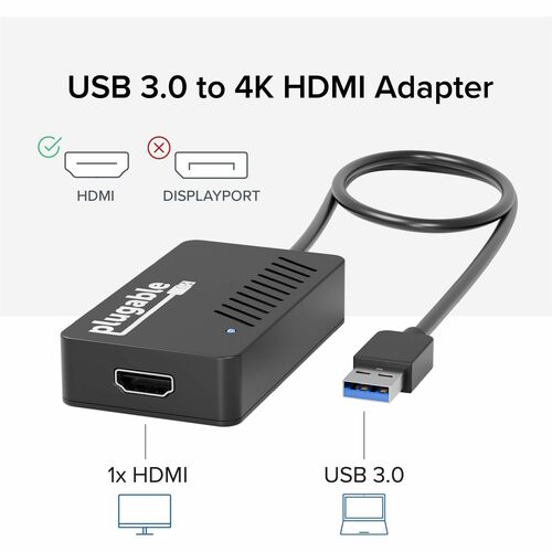 Conectable hasta 3840x2160 (compatible con Windows 10)