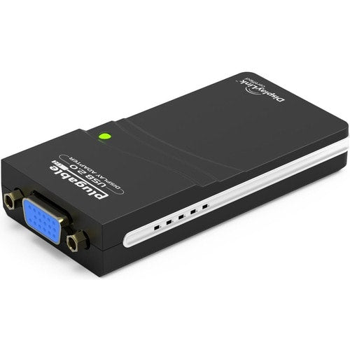 Adaptador de gráficos de video USB 2.0 a VGA enchufable para múltiples monitores
