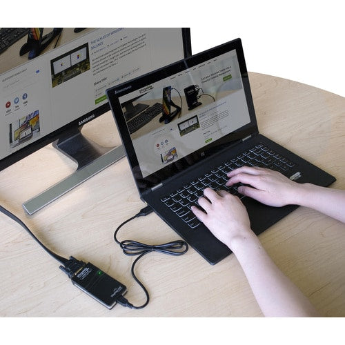 Adaptador de gráficos de video USB 2.0 a VGA enchufable para múltiples monitores