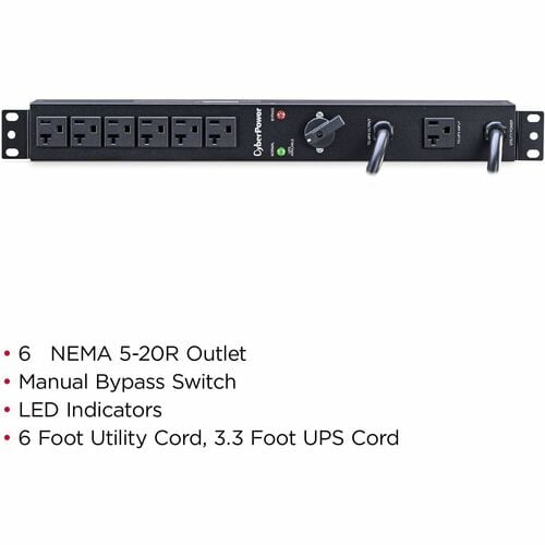 Cyber Power CyberPower Maintenance Bypass MBP20A6 - Hot-swappable - NE