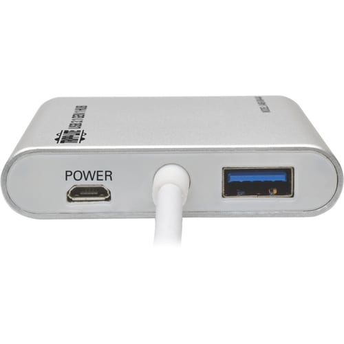 Tripp Lite by Eaton 4-Port Portable USB 3.1 Gen 1 Hub, Aluminum - USB Type C