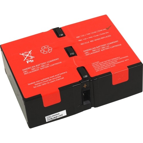 Batterie de remplacement pour onduleur American Battery ABC RBC124 pour APC - 9 000 mAh