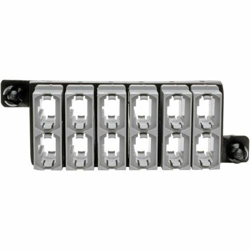 Panel de conexión de 12 fibras Tripp Lite MTP/MTO x 12 casetes de paso de 40 Gb - 12 puertos - 12