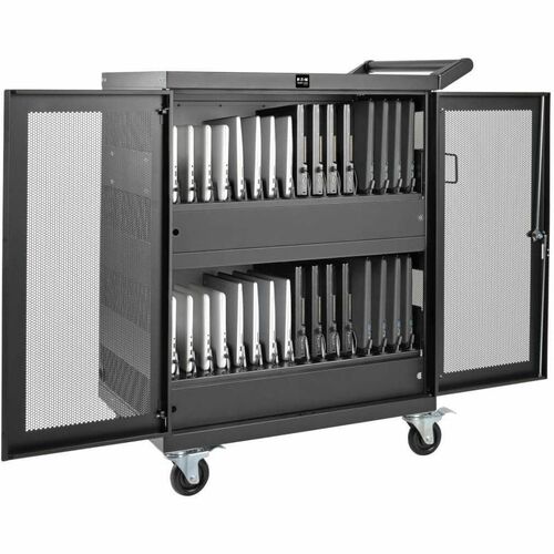 Chariot de charge CA Tripp Lite by Eaton CSC32AC pour 32 appareils - Pousser/Tirer Han