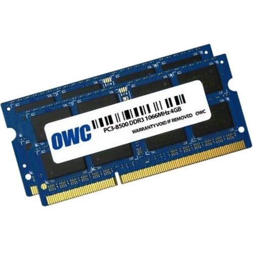 Mémoire DDR3 8 Go (2 x 4 Go) OWC PC-8500 1066 MHz 204 broches SO-DIMM