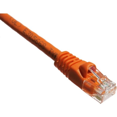 Axiom Memory Axiom 10FT CAT6A 650mhz Patch Cable Molded Boot (Orange) - 10 ft Ca