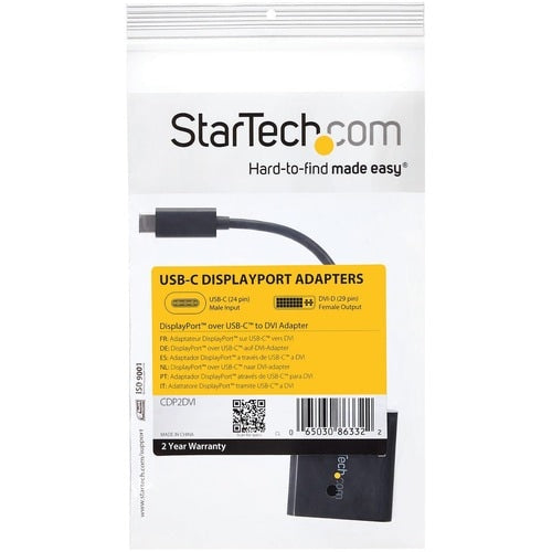 Adaptador USB C a DVI de StarTech.com