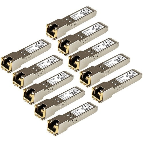 Módulo SFP compatible con Cisco GLC-T de StarTech.com (paquete de 10)