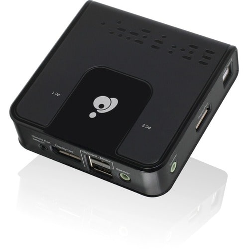 CONMUTADOR KVM DP DE 2 PUERTOS CON VIDEO DE ALTA DEFINICIÓN 4K TECNOLOGÍA USB 2.0