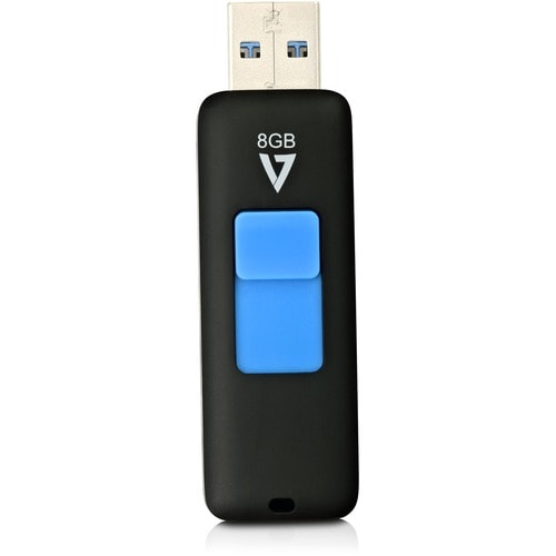 Clé USB 3.0 8 Go, connecteur rétractable noir, RTL