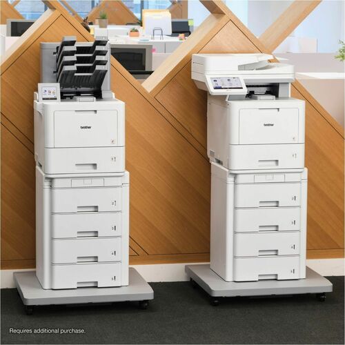Bac tour optionnel Brother avec stabilisateur, capacité de 520 feuilles x 4 bacs - 520 S