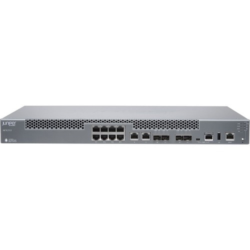 NFX250 10 ports 10/100/1000BASE-T 2 ports SFP 100/1000BASE-X 2