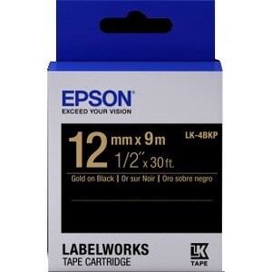 12MM STD BLK/GOLD TAPE CARTRIDGE