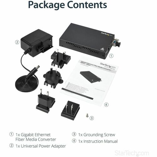StarTech.com Gigabit Ethernet de cobre a
