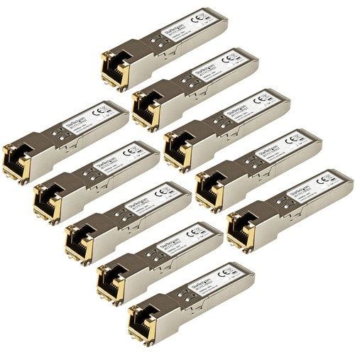 Módulo SFP compatible con HPE J8177C de StarTech.com (paquete de 10) - 1000BASE