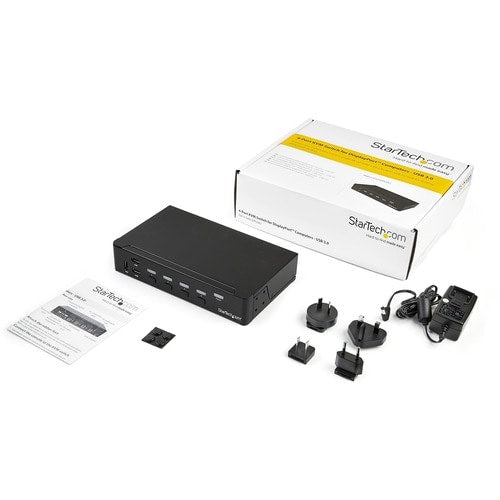 Commutateur KVM DP 4 ports KVM avec hub USB 3.0 intégré 4K