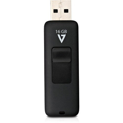 V7 VF216GAR-3N16GB USB 2.0 Flash Drive - With Retractable USB