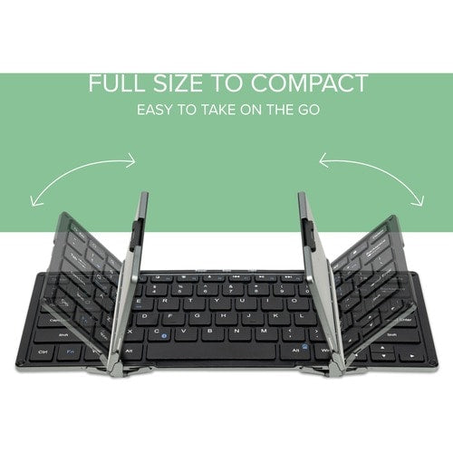 Teclado Bluetooth plegable enchufable compatible con iPad, iPhone,