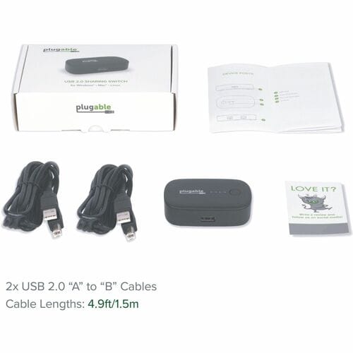 Commutateur de partage USB 2.0 enfichable - USB - Externe