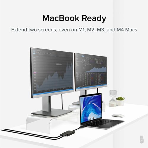 Adaptador de gráficos de video USB 3.0 a HDMI enchufable con audio para múltiples monitores
