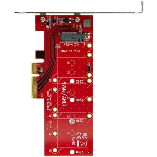 StarTech.com M.2 Adapter - x4 PCIe 3.0 NVMe - Low Profile and Full Pro