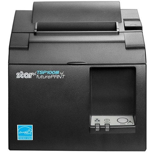 Star Micronics Thermal Printer TSP143IIILAN GY US - Ethernet - Locking Paper Cha