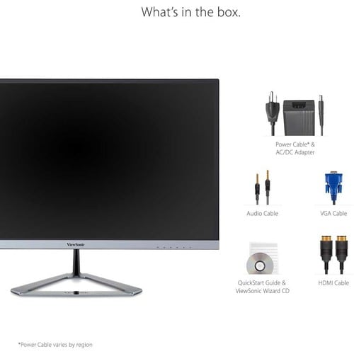Écran Viewsonic 22 pouces, dalle IPS, résolution 1920 x 1080 - 21,5 pouces visibles - en