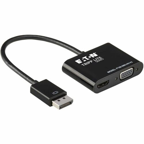 Tripp Lite DisplayPort to HDMI VGA Adapter Converter 4K x 2K DP to HDMI VGA DPort 1.2