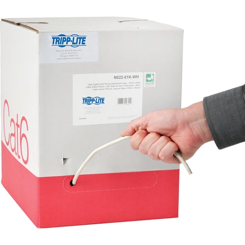 Cable sólido a granel Gigabit Cat6 de Tripp Lite de Eaton