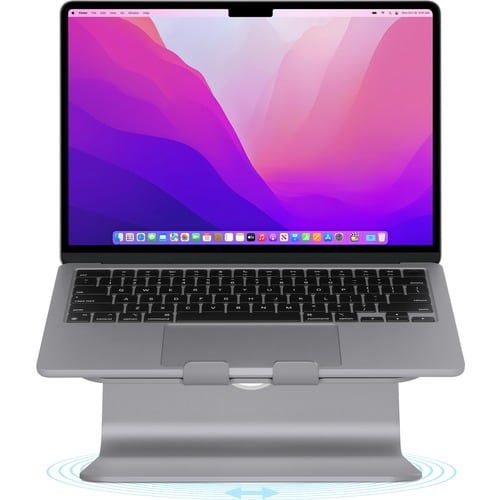 Rain Design mStand360 Laptop Stand w/ Swivel Base - Space Grey - mStan