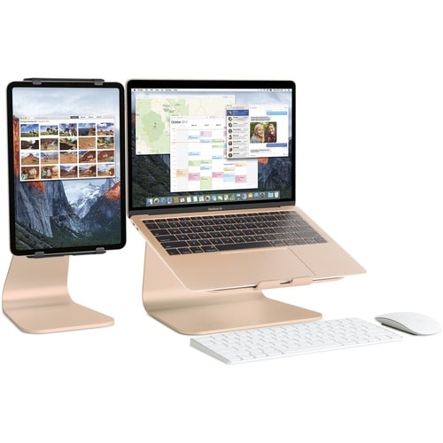 Support pour ordinateur portable Rain Design mStand - Or - mStand transforme votre ordinateur portable