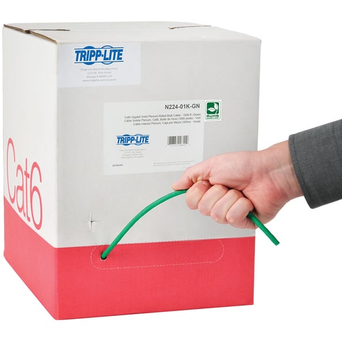 Cable sólido a granel Gigabit Cat6 de Tripp Lite de Eaton