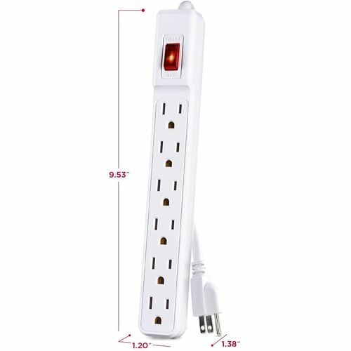 Multiprises CyberPower CyberPower GS60304, 6 prises - 3 pieds