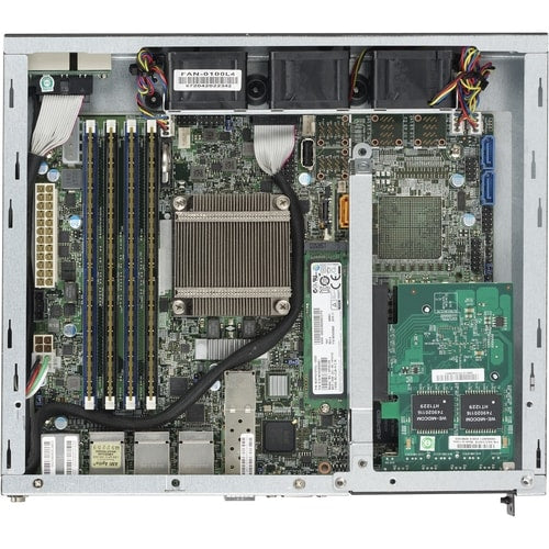 Servidor mini PC Supermicro SuperServer E300-8D 1U - 1 procesador Xeon D-1518 de 2,20 GHz