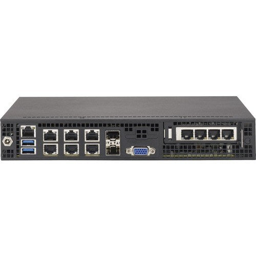 Servidor mini PC Supermicro SuperServer E300-8D 1U - 1 procesador Xeon D-1518 de 2,20 GHz