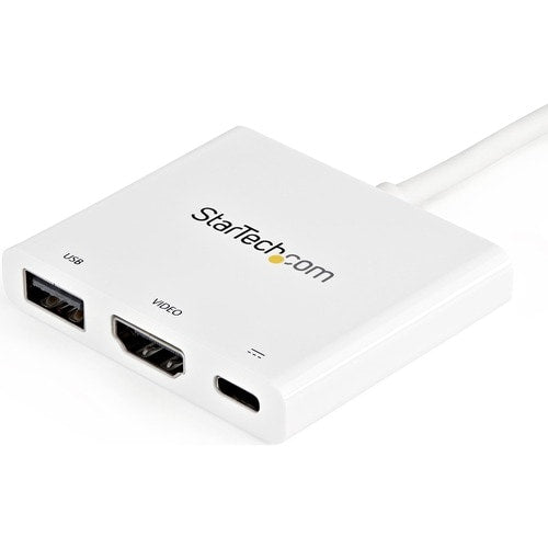 ADAPTADOR USB TIPO C A HDMI CON PUERTO USB PD USB-C 4K BLANCO
