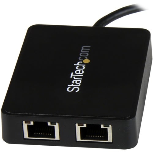 ADAPTADOR USB C A DUAL GBE CON PUERTO USB 3.0 TIPO A INTEGRADO