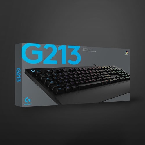 Teclado para juegos Logitech G213 Prodigy: teclado con cable, retroiluminación RGB y teclas mecánicas