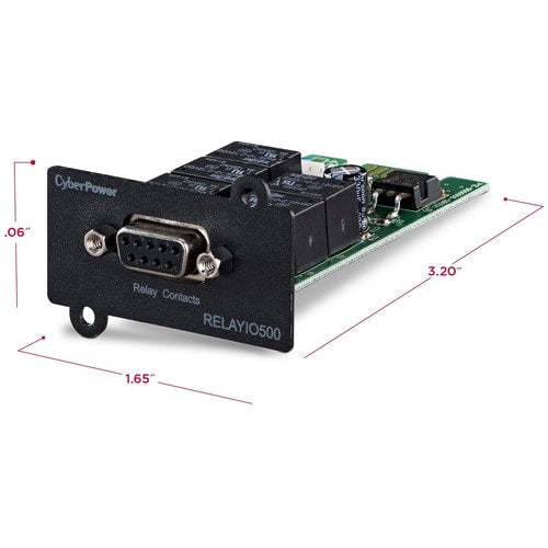 Cyber Power CyberPower RELAYIO500 Remote Power Management Adapter - Mini Slot - Serial