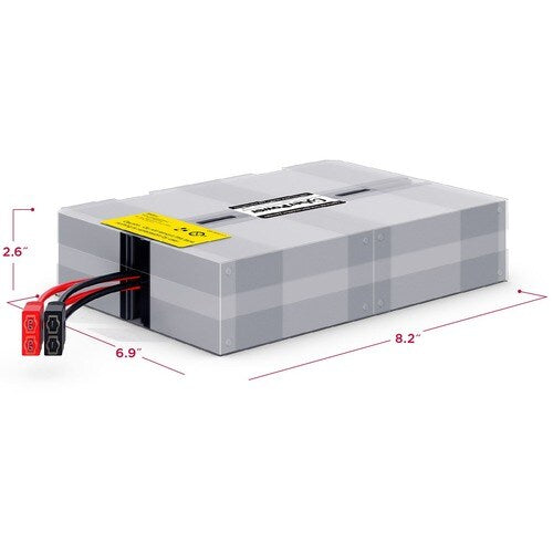 Kit de batterie CyberPower CyberPower - 7 000 mAh - 12 V CC - Plomb-acide - Étanche/scellé
